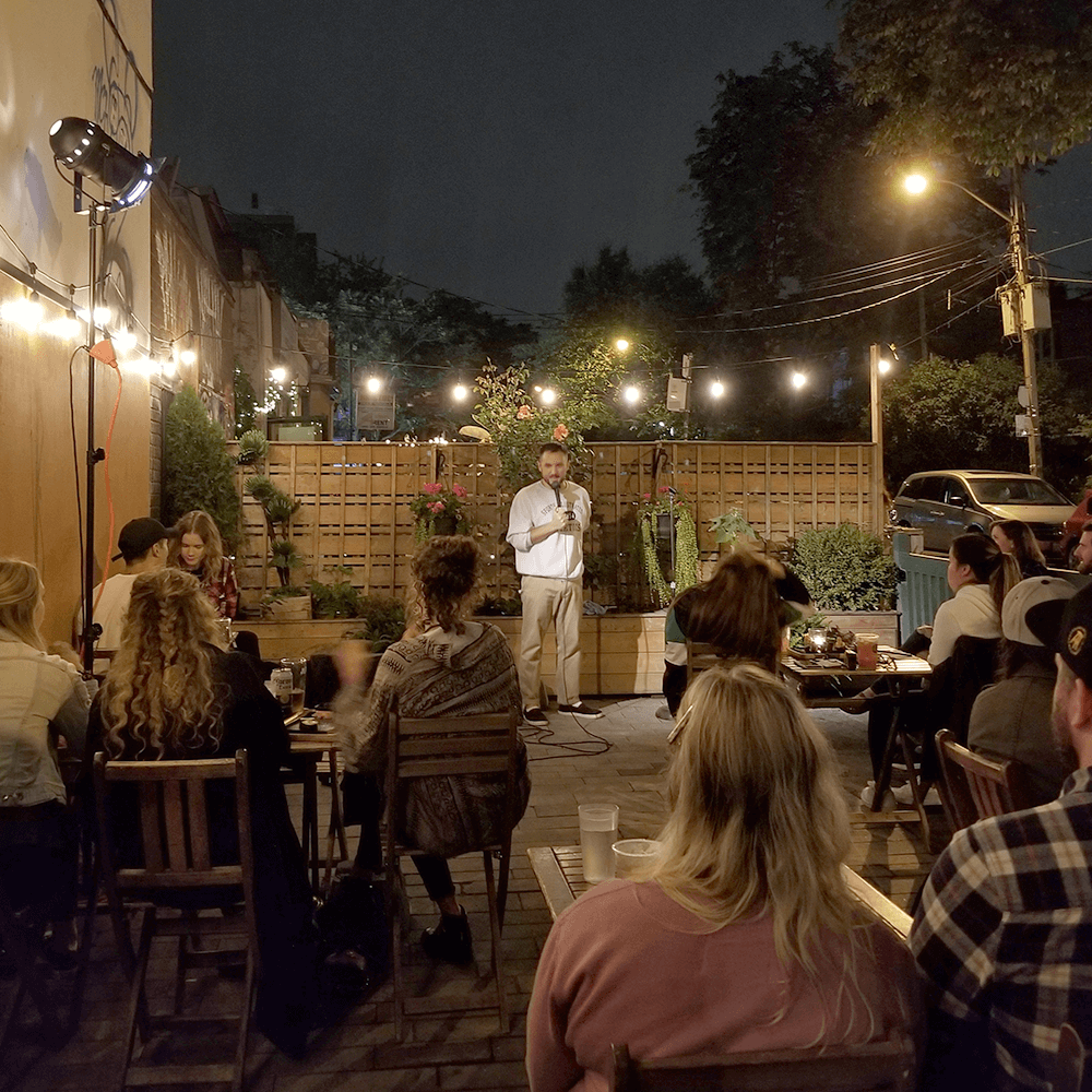 Image from a Cat Butt Comedy Show