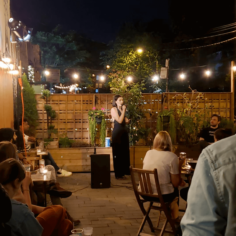 Image from a Cat Butt Comedy Show